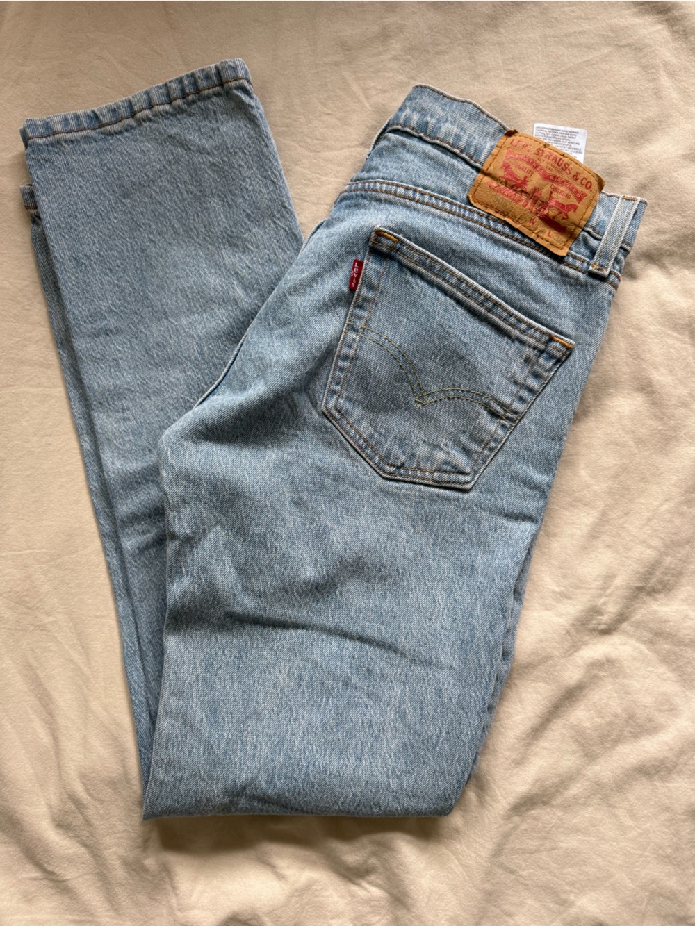 Levi's 505 Light Blue Women Straight-Leg Jeans